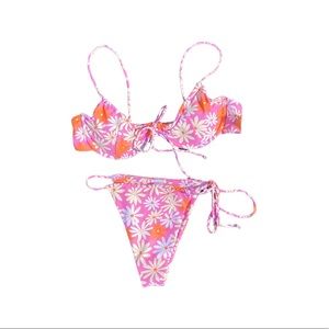 Floral Pink Bikini Set